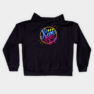 Neon Life Kids Hoodie